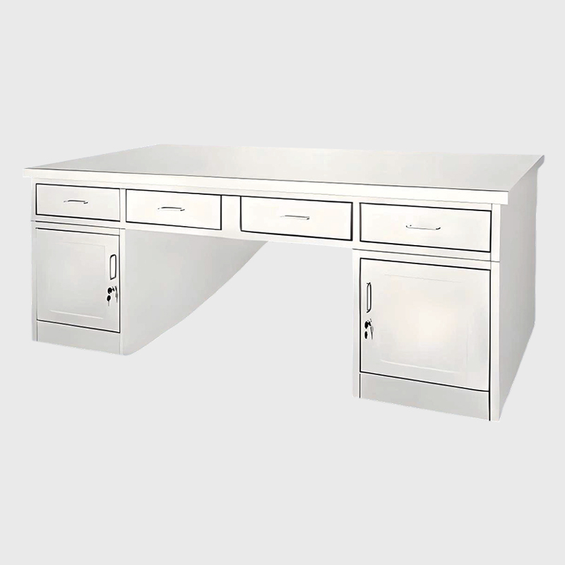 Banc de lucru din oțel inoxidabil pentru spital cu sertare