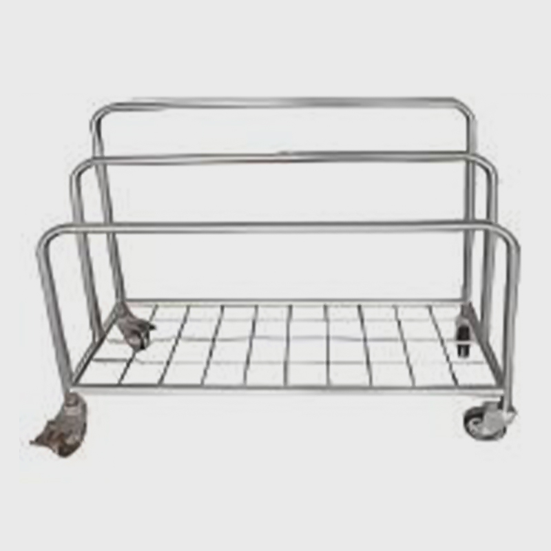 Cărucior cu distribuitor de hârtie din oțel inoxidabil